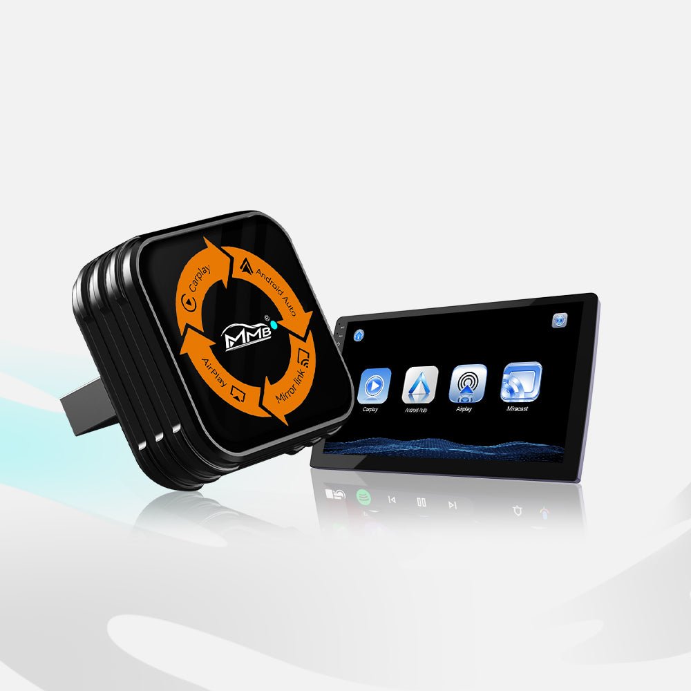 MMB Mini Max Wired to Wireless Bluetooth WiFi CarPlay Android Auto Adapter product photo from Carplaymmb