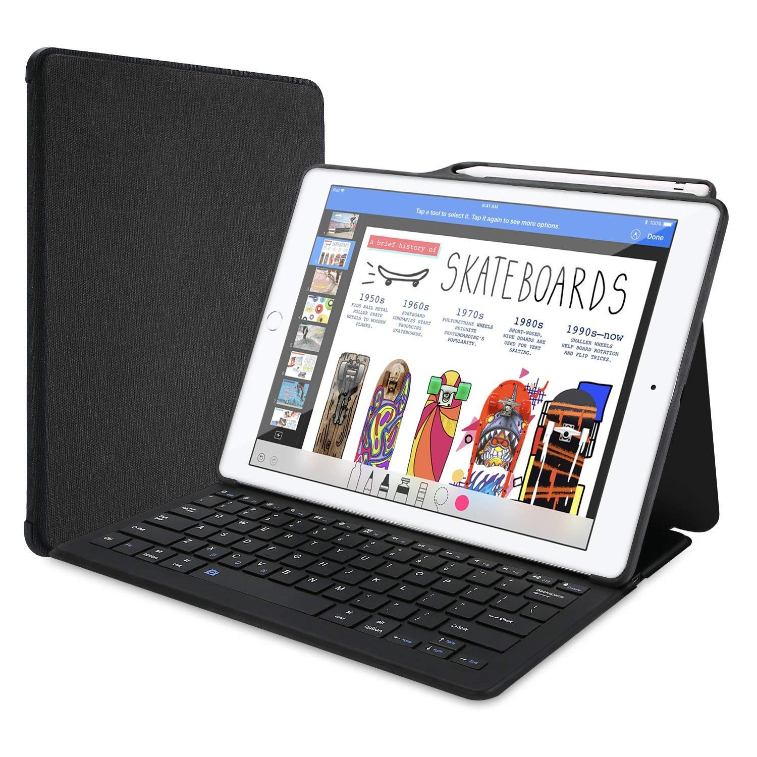 iPad Pro 12.9 1st 2015/2nd Generation 2017 Keyboard Case product photo from Procase
