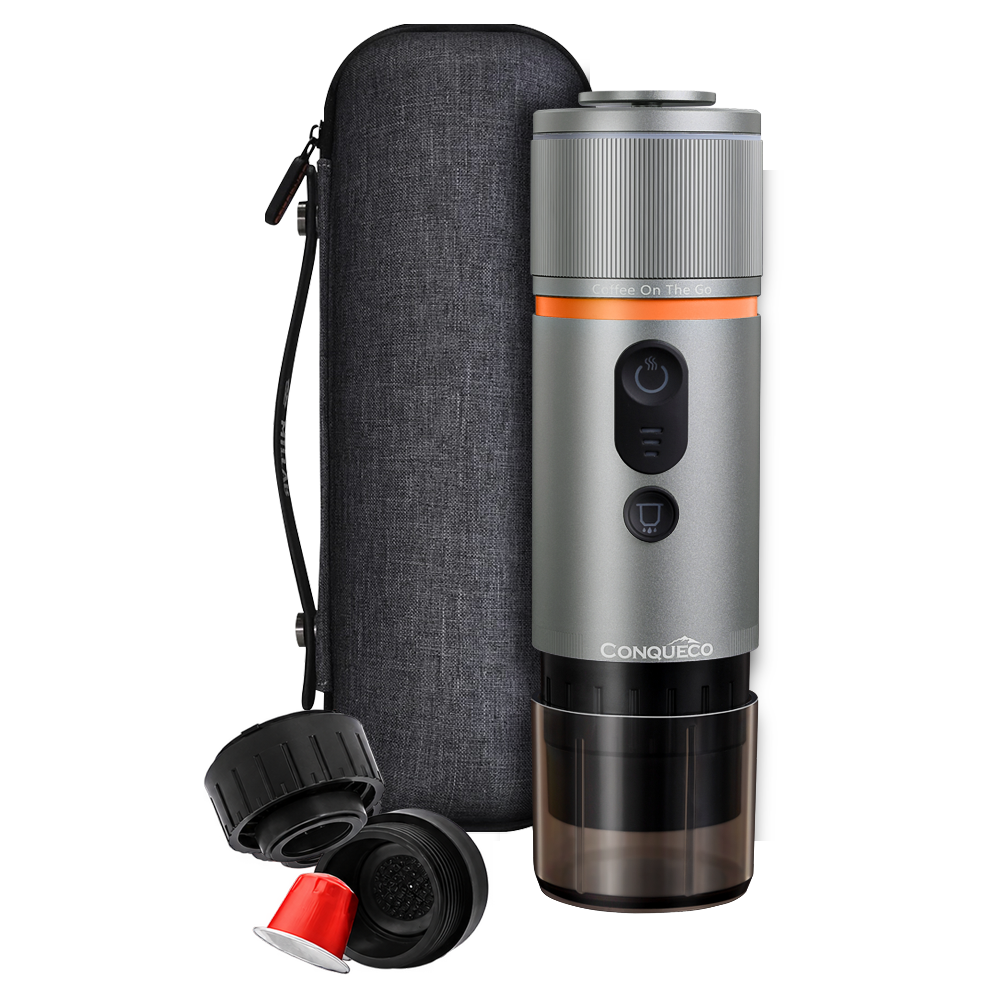 Portable Espresso Maker - Lightweight Travel Kit | Compact Coffee Set product photo from Conqueco