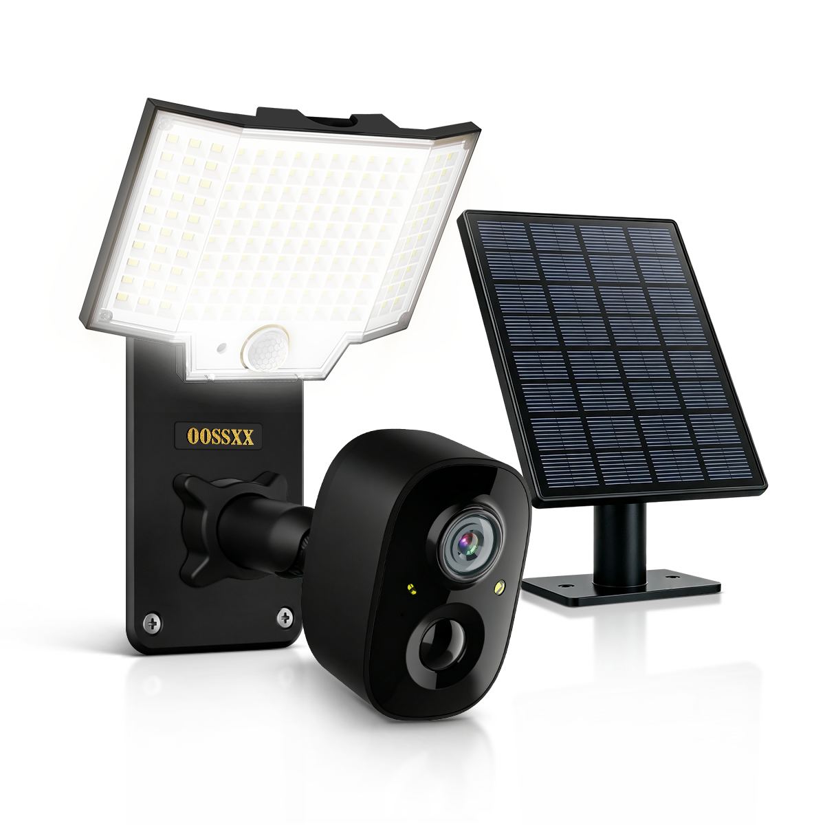 4Mp Solar Powered Camera With Spotlight Outdoor Wireless Security Lighting 2 5K Color Night Vision 2 4 5Ghz Wifi Battery... product photo from Oossxx