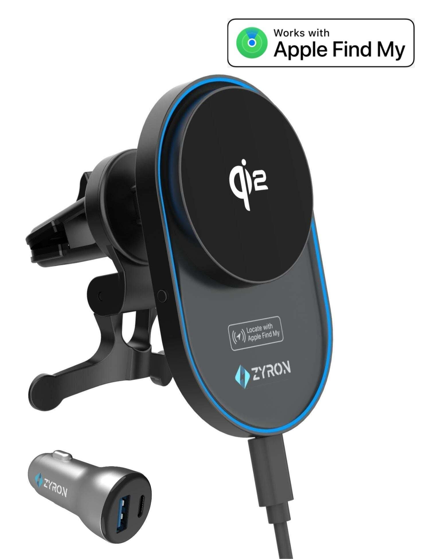 Wireless Car Charger product photo from Zyron Tech