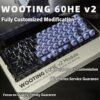 Wooting 60He V2 Full Mod Custom Keyboard product photo from Halleffectkeyboard
