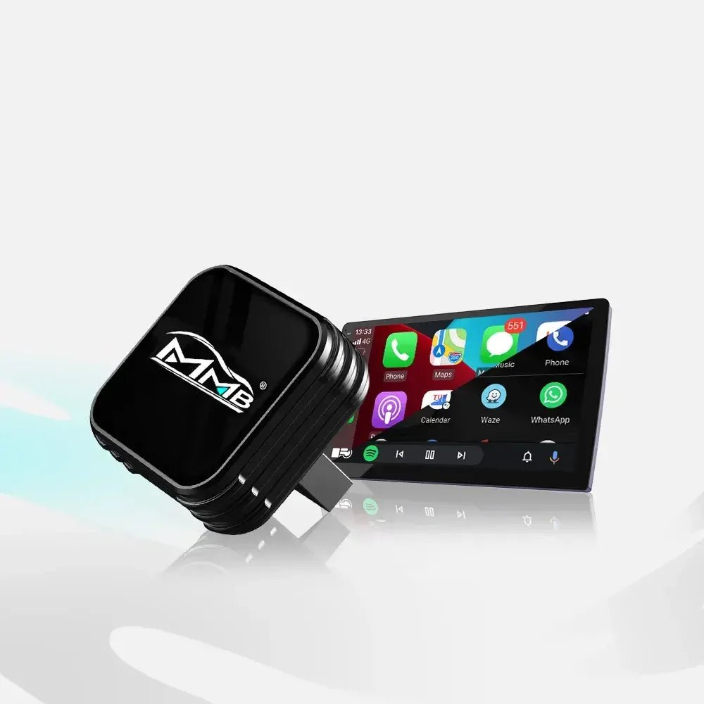 MMB Mini Ultra Wired to Wireless Bluetooth WiFi CarPlay Adapter product photo from Carplaymmb