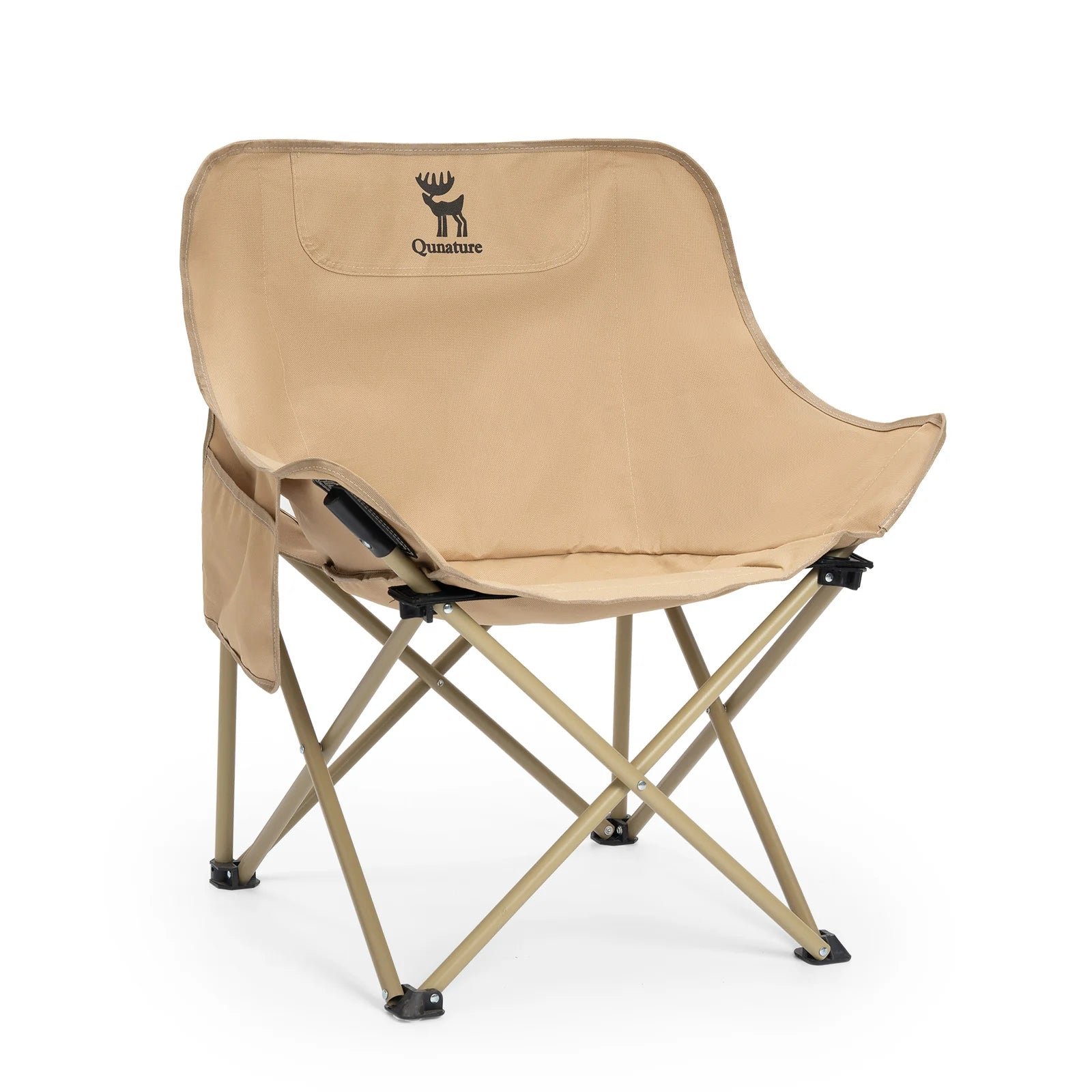 Folding Carbon Steel Camping Chair - Adult & Kids Sizes product photo from qunature