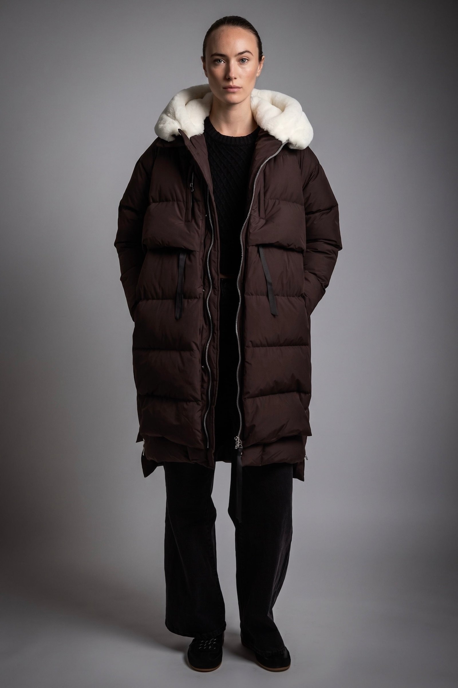 Long Winter Puffer Jacket Row231402C product photo from Orolay
