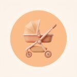 3d clay baby stroller icon 202607081807