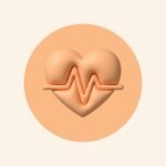 3d clay icon heart ecg 202607081809